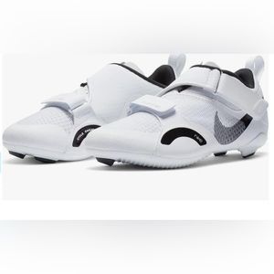 Nike SuperRep Indoor Cycling Shoes White Black CJ0775-100 Women's Size 10.5 NWOB